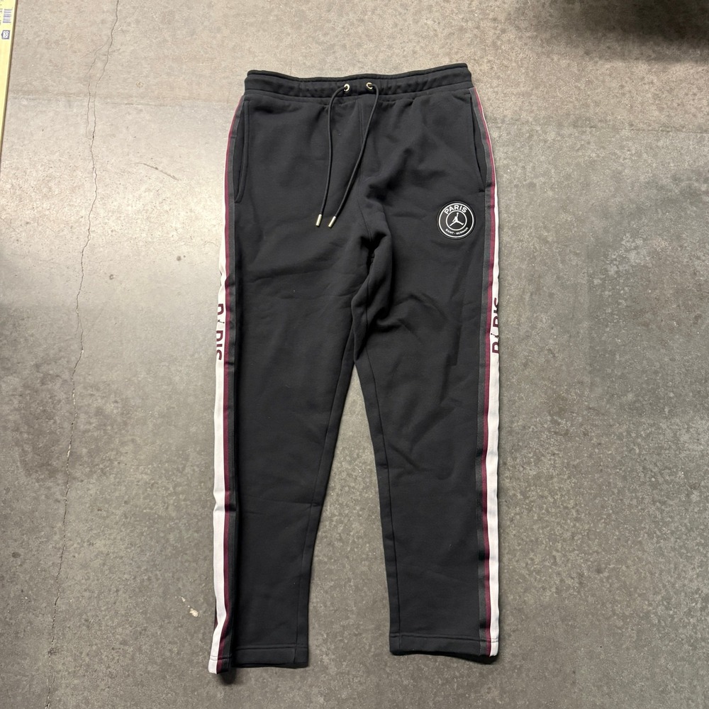 Jordan x PSG Paris Saint-Germain Fleece Sweatpants Black CK9643-010 Mens L